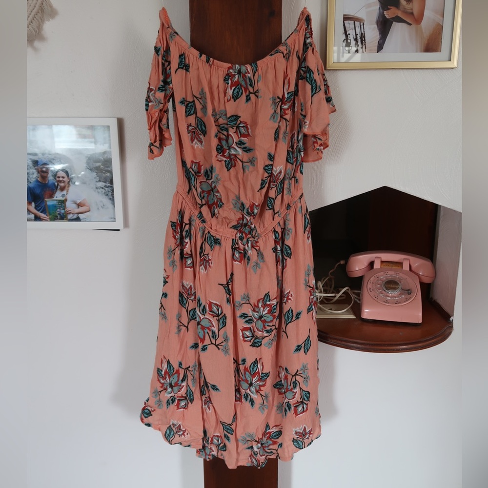 Floral Off The Shoulder Dress